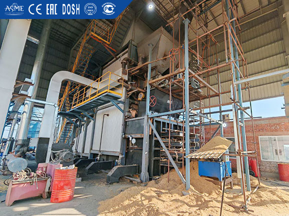 wood biomass steam boiler