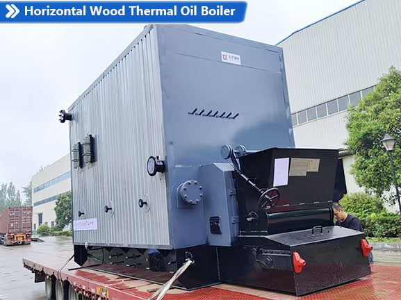biomass wood fired thermal fluid boiler