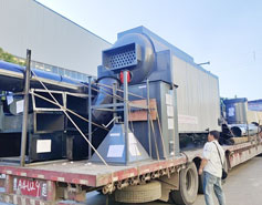 DZL chain grate 2 ton coal boiler shipping to Bangladesh