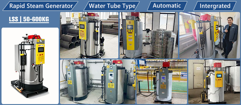 water tube type gas or oil fired steam generator projects worldwide