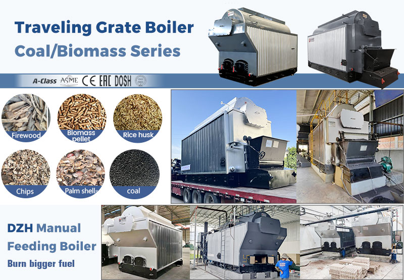 dzl-automatic-and-manual-type-traveling-grate-boiler-burn-coal-firewood-woodchip-rice-husk-palm-kernel-shell