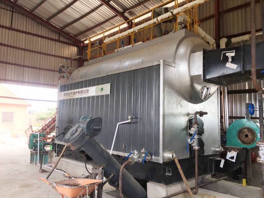 chain grate paddy rice steam boiler
