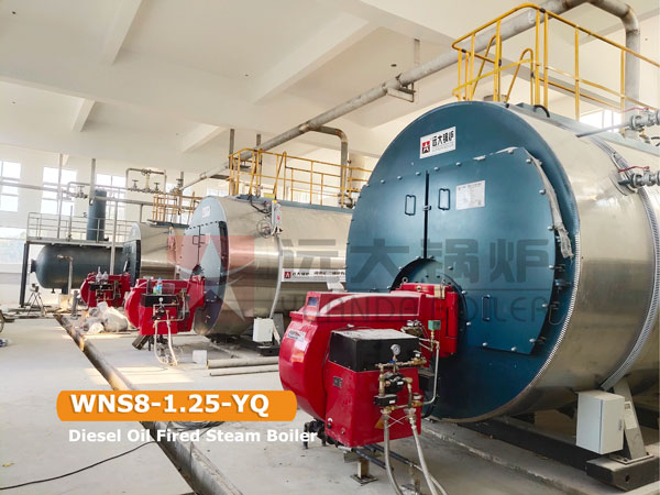 china 8ton hr fire tube diesel boiler