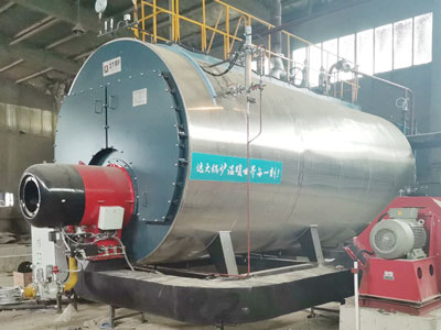 15 tph natural gas fired fire tube boiler for food production line